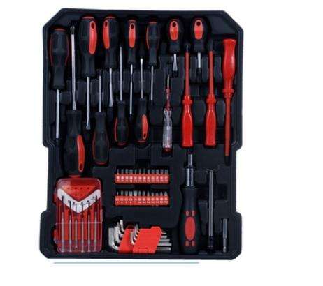 187 Piece Chrome Vanadium Professional Toolset - In Solid Carry Case