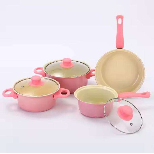 13 Piece Aluminum Non-Stick Cookware Set