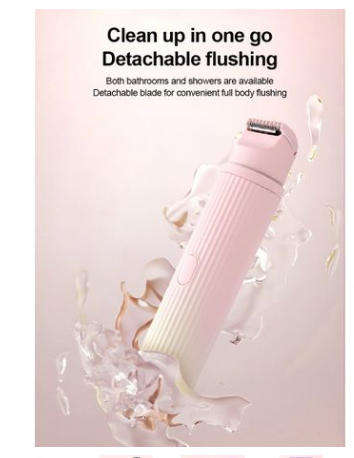 Gradient purple Dual-Head Women's Electric Hair Trimmer for Full Body
