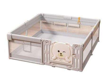 2-in-1 Baby Fabric Indoor Children's Playpen Fence