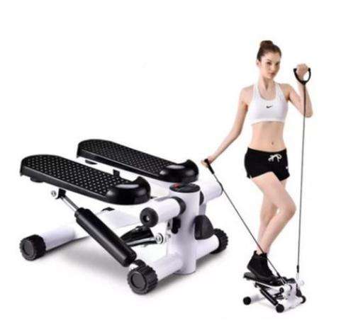 Digital Mini Stepper Premium With Arm Stretcher - Black