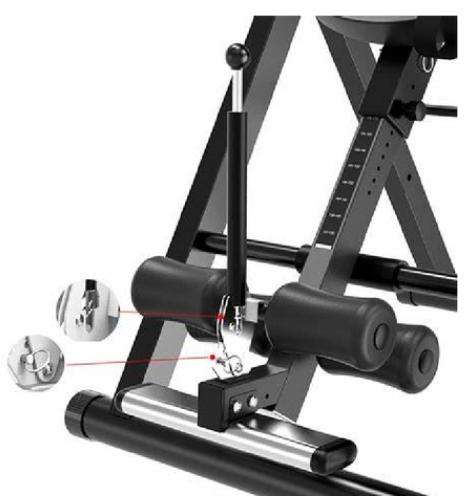 Adjustable Folding Full Body Fitness and Inversion Back Stretching Machine