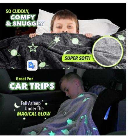 Magic Glow In The Dark Blanket