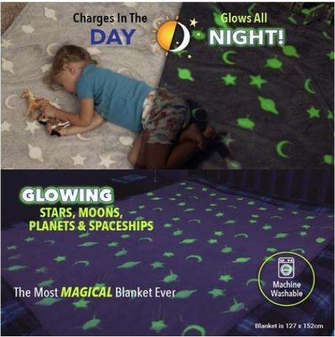 Magic Glow In The Dark Blanket