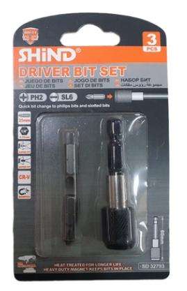 Shind Driver Bit Set - 3 Piece