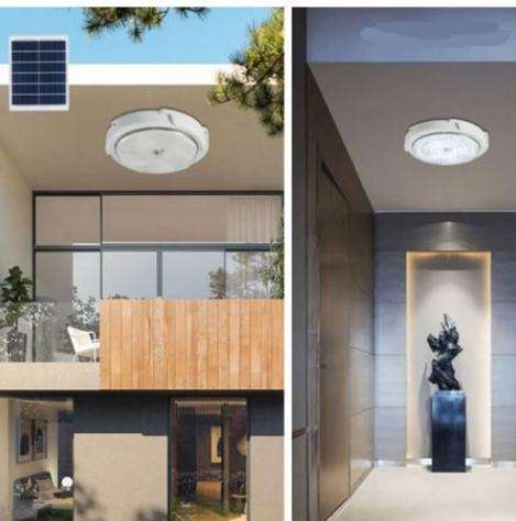 40W Round Solar Ceiling Light with Solar Panel PM-57