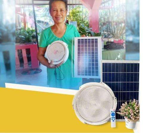 40W Round Solar Ceiling Light with Solar Panel PM-57