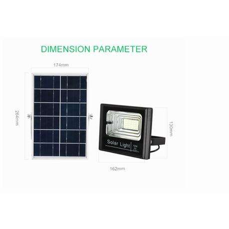 100W Solar Flood Light