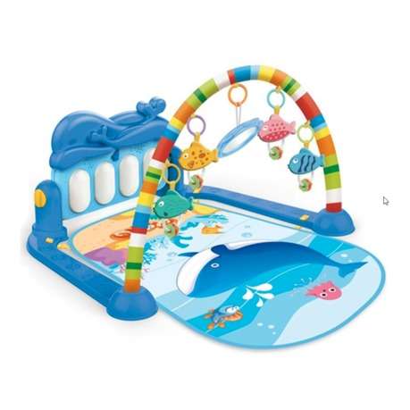 Baby Piano Multifunctional Play Gym Mat - Blue