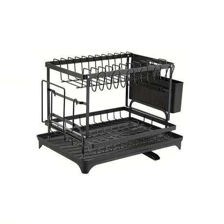 Dish Drying Rack for Cup 2 Tier Large Dish Drying Rack for Kitchen Counter