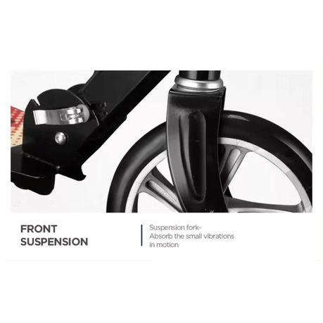 Folding Aluminum Adult Kick Scooter Two Big Wheel Street Scooter