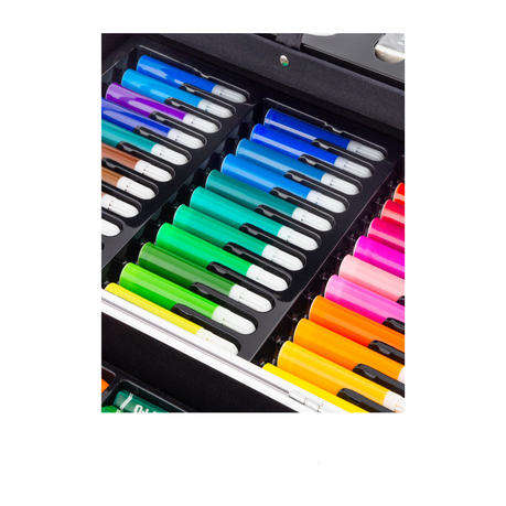Unicorn 145pc Art Set with Aluminum Box for Kids