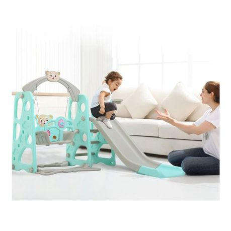 Kids 3-in-1 Swing and Slide Set