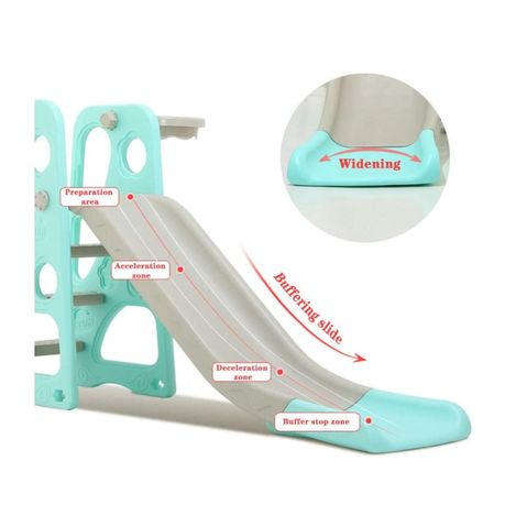 Kids 3-in-1 Swing and Slide Set