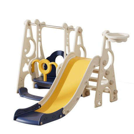 Slide and Swing Playset for Toddlers