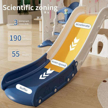 Slide and Swing Playset for Toddlers