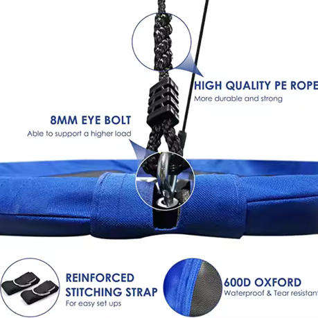 Outdoor Round Tree Swing (Saucer)