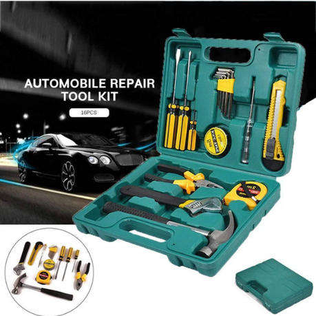 Portable Home Tool Set 16 Piece