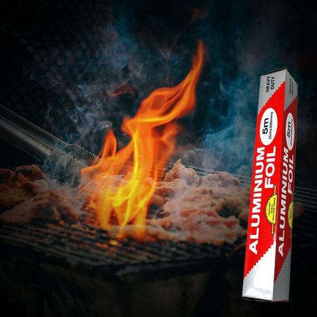 Heavy Duty Aluminium Foil - 5m - 2PACK