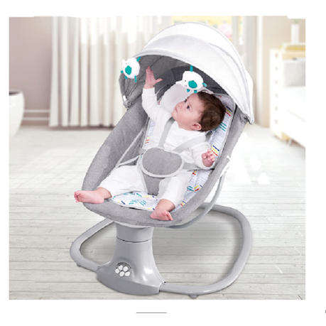 3-in-1 Baby Swings for Infants Electric Adjustable Rocking Chair - Grey
