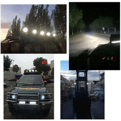 60W Round LED Spotlight For Off-road Vehicle
