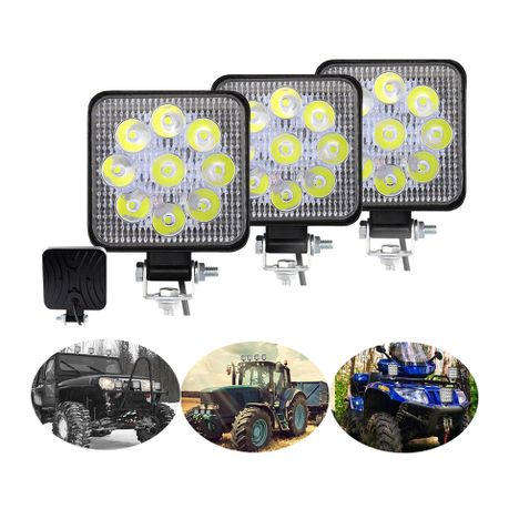 27W 3.5" Square Car Irradiation Lamp 2Piece