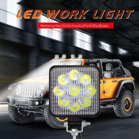 27W 3.5" Square Car Irradiation Lamp 2Piece
