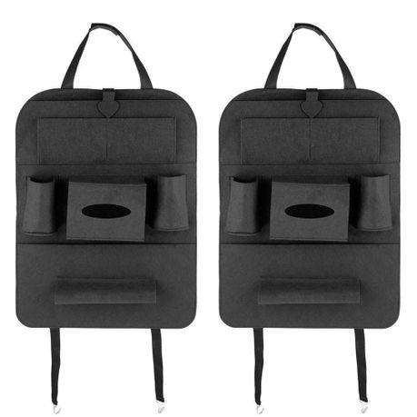 2 x Car Rear Back Seat Multi-Pocket Storage Organizer Holder Bag