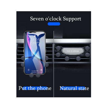 Car Phone Holder Mount With Six Silicone Clamps Q-ZJ017