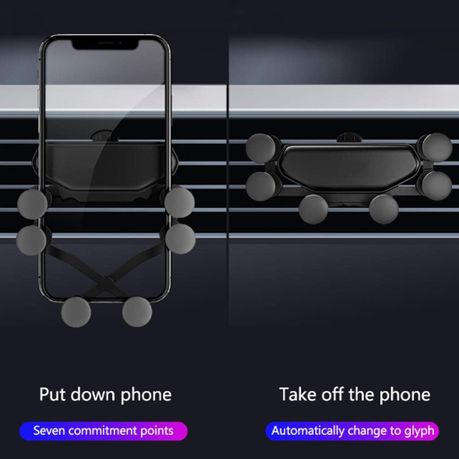 Car Phone Holder Mount With Six Silicone Clamps Q-ZJ017