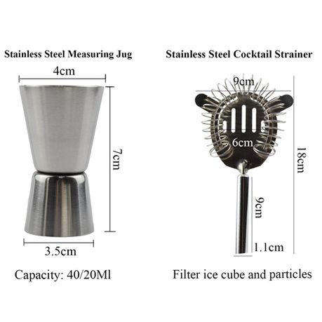 Cocktail Shaker 5 Piece Set