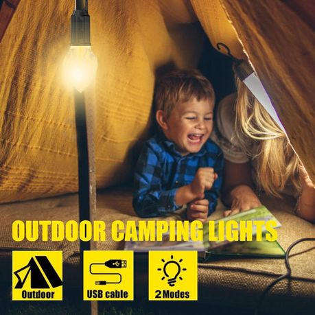 Camping light LED resistent with spring buckle pack of 2 - T03