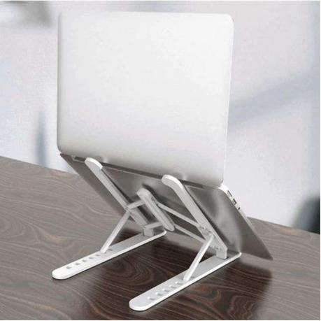 Adjustable Laptop Notebook Ipad Fold-able Portable Laptop Stand P1 - White