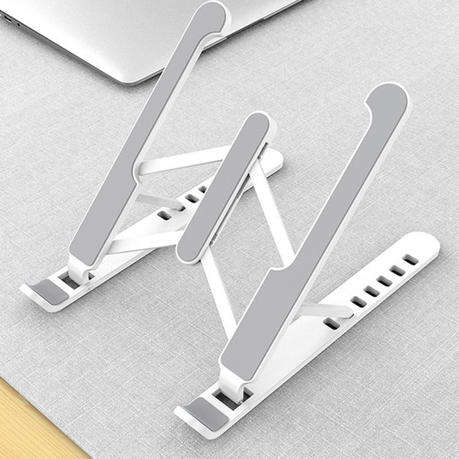 Adjustable Laptop Notebook Ipad Fold-able Portable Laptop Stand P1 - White