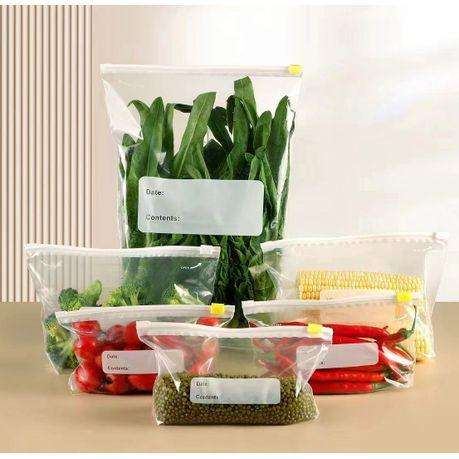 Slip Lock Storage Bags - 3 Sizes Available for Convenient Storage