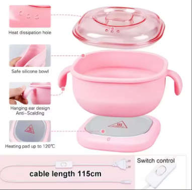 Wax Heater Foldable Silicone Hair Removal Wax Machine