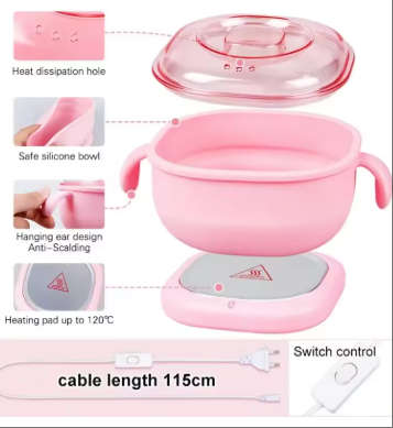 Wax Heater Foldable Silicone Hair Removal Wax Machine