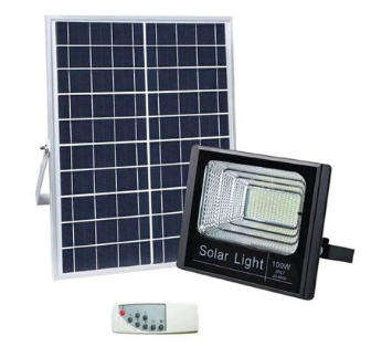 Solar Flood LED Light with Remote Control-100W
