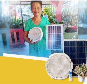 40W Solar Ceiling Light With Solar Panel