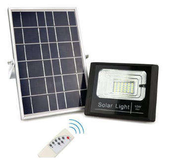 10W Solar LED Flood Light with Remote control