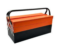 85-Piece Tool Set with Metal Box, Pieces 1/2 and 1/4