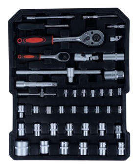 187 Piece Chrome Vanadium Professional Toolset - In Solid Carry Case
