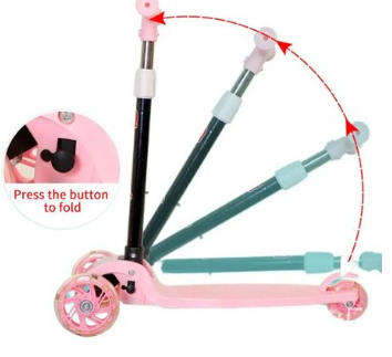 Kids LED Light Up Wheel Scooter