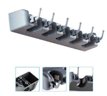 Mop Broom & Sports Equipment Organizer Wall Mount