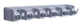 Mop Broom Holder Wall Mounted Tool Organizer Storage Rack