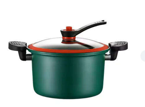 Casserole Pot with Glass Lid green