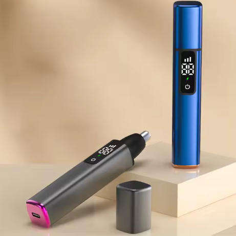 Wireless Rechargeable LCD Screen Painless Electric Ear Face Eyebrow Nose Hair Removal Trimmer