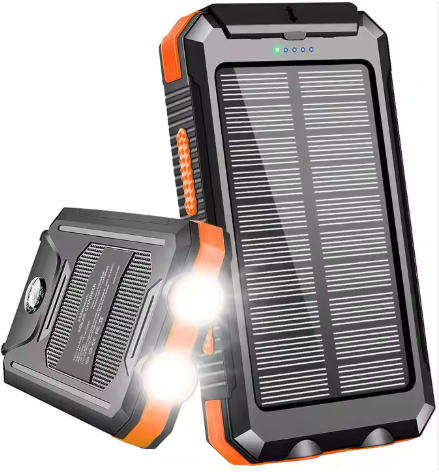 20000mah Solar Power Bank Outdoor Portable Power Bank Cell Phone Power Bank Charger for Mobile Phone