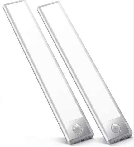 Operated Magnetic USB Rechargeable Led Motion Sensor Light Indoor for Kitchen Wardrobe, Porch
