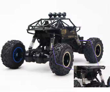 High-Speed Racing Boy Toy Car Remote Control Climbing Big Car with Four-Wheel Drive Off-Road Drift